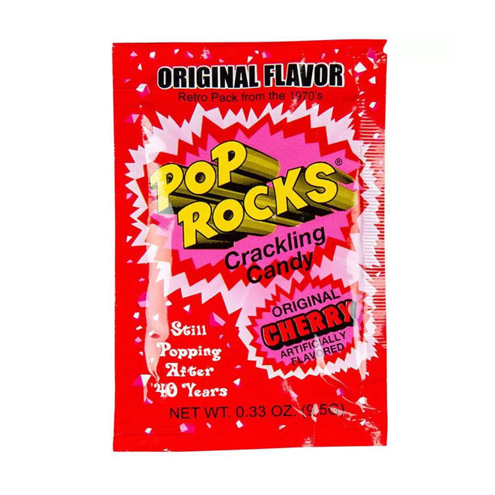 Cherry Καραμελάκια που Σκάνε στο Στόμα 9.5g POP ROCKS