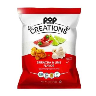 Popcorn με Γεύση Σριράτσα και Λάιμ 142g POPTIME